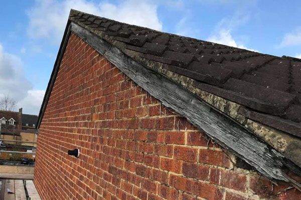 Gutter repairs before