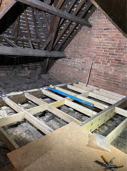 Attic conversion before