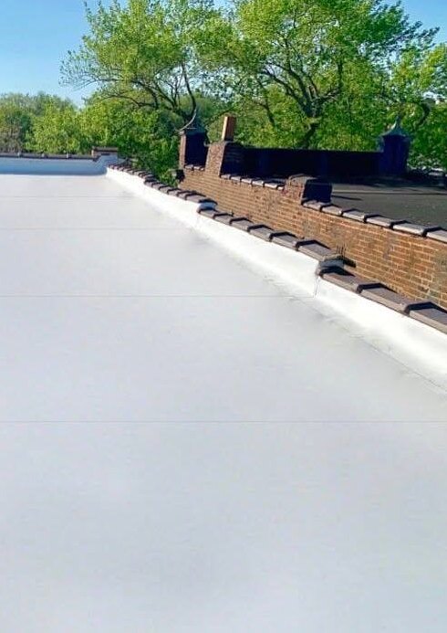 Flat Roofing after, by Kiely Roofing
