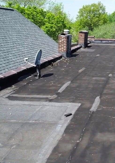 Flat Roofing before